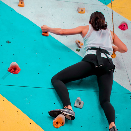 Ensemble scolaire Sainte Macre - activités sportives - escalade